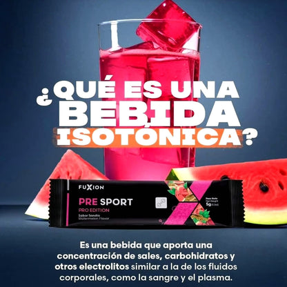 Pre Sport Fuxion Pre Entreno, Aumenta Energía Y Rendimiento Físico - 28 Sobres