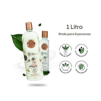 Kit de keratina evolución 1 Litro - 8 personas (grande) - Ritual Botánico