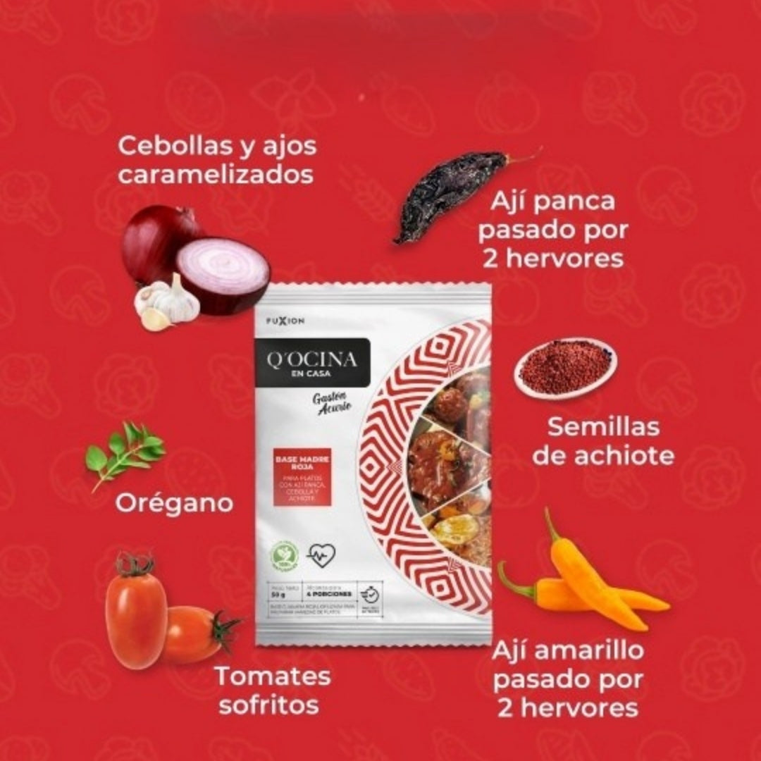 Base Culinaria Roja - Fuxion