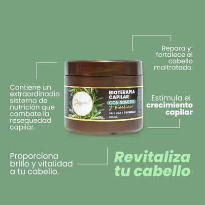 Bioterapia Capilar Con Romero y Bioelixir 300 Mililitros - Anyeluz