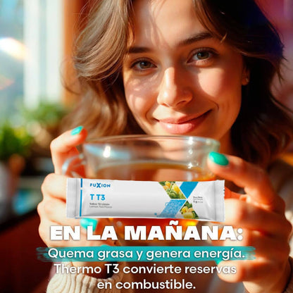 Termo T3 Fuxion Quemador De Grasa Y Control De Peso - 28 Sobres
