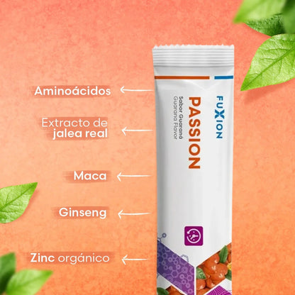 Passion Fuxion Mejorar Circulación Sanguínea, Deseo Y Energía - 28 Sobres