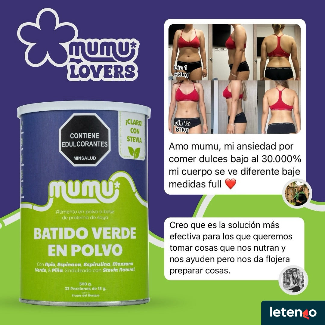 Batido Verde En Polvo - Mumu