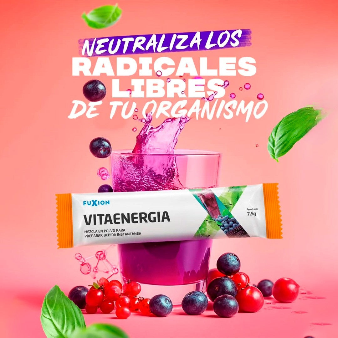 Vitaenergía Fuxion Multivitaminas, Aumenta La Energía - 30 Sobres