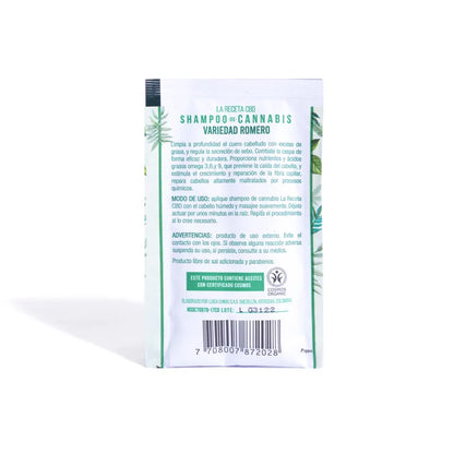 Sachet de Shampoo de Romero 15 ML - La Receta