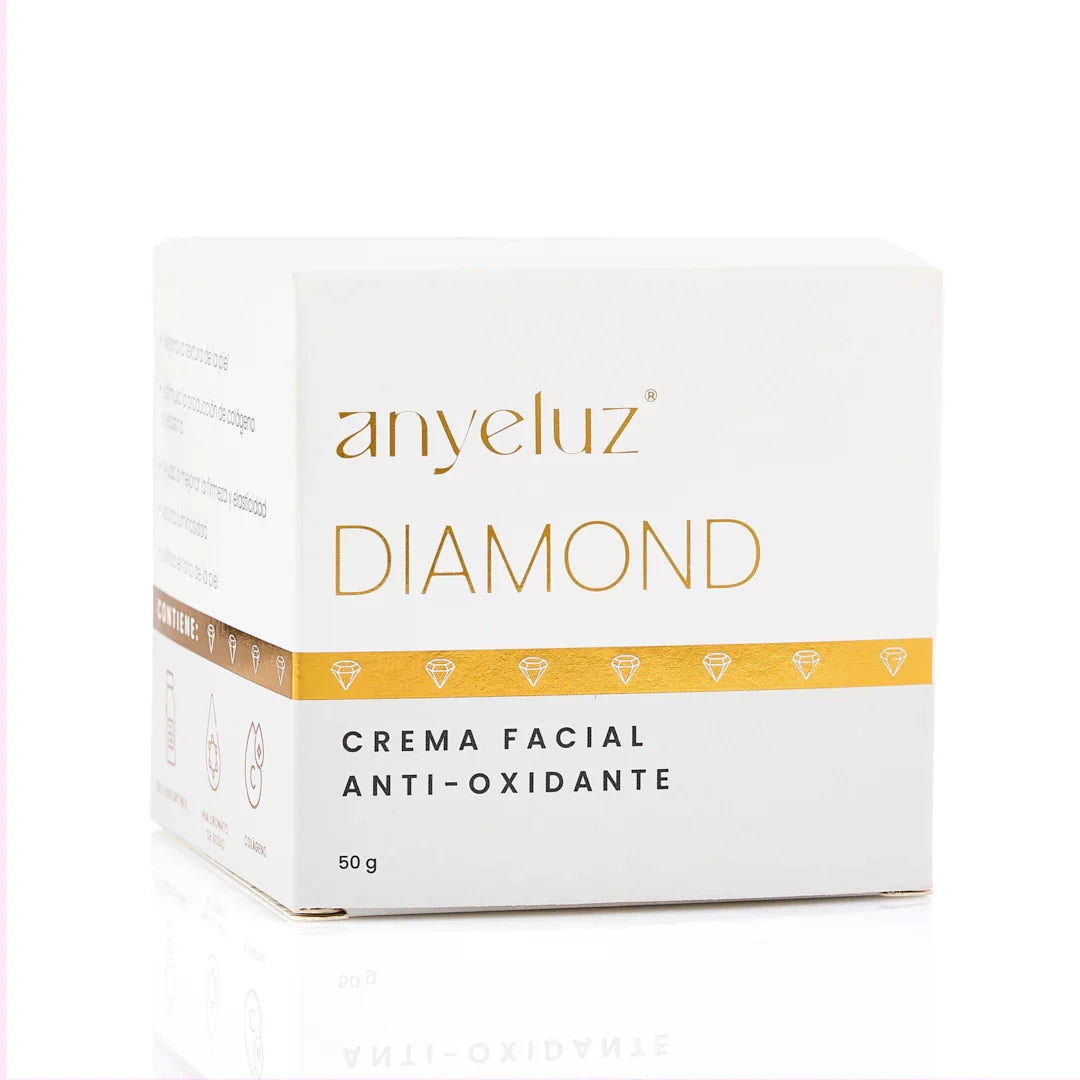 Crema Facial Antioxidante Diamond Mejora La Textura De La Piel  - Anyeluz
