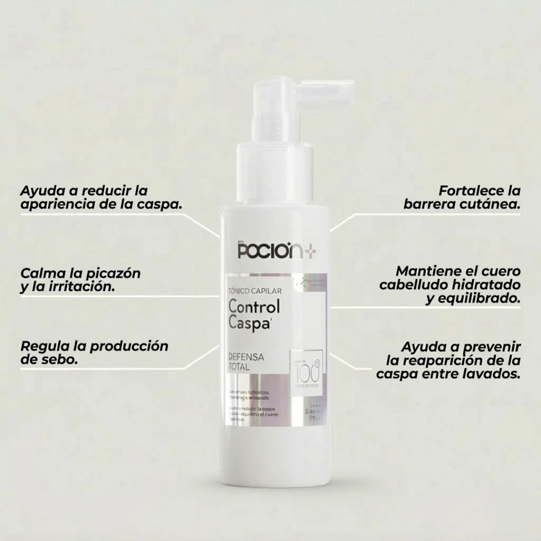 Kit Control Caspa en Rizos - Poción