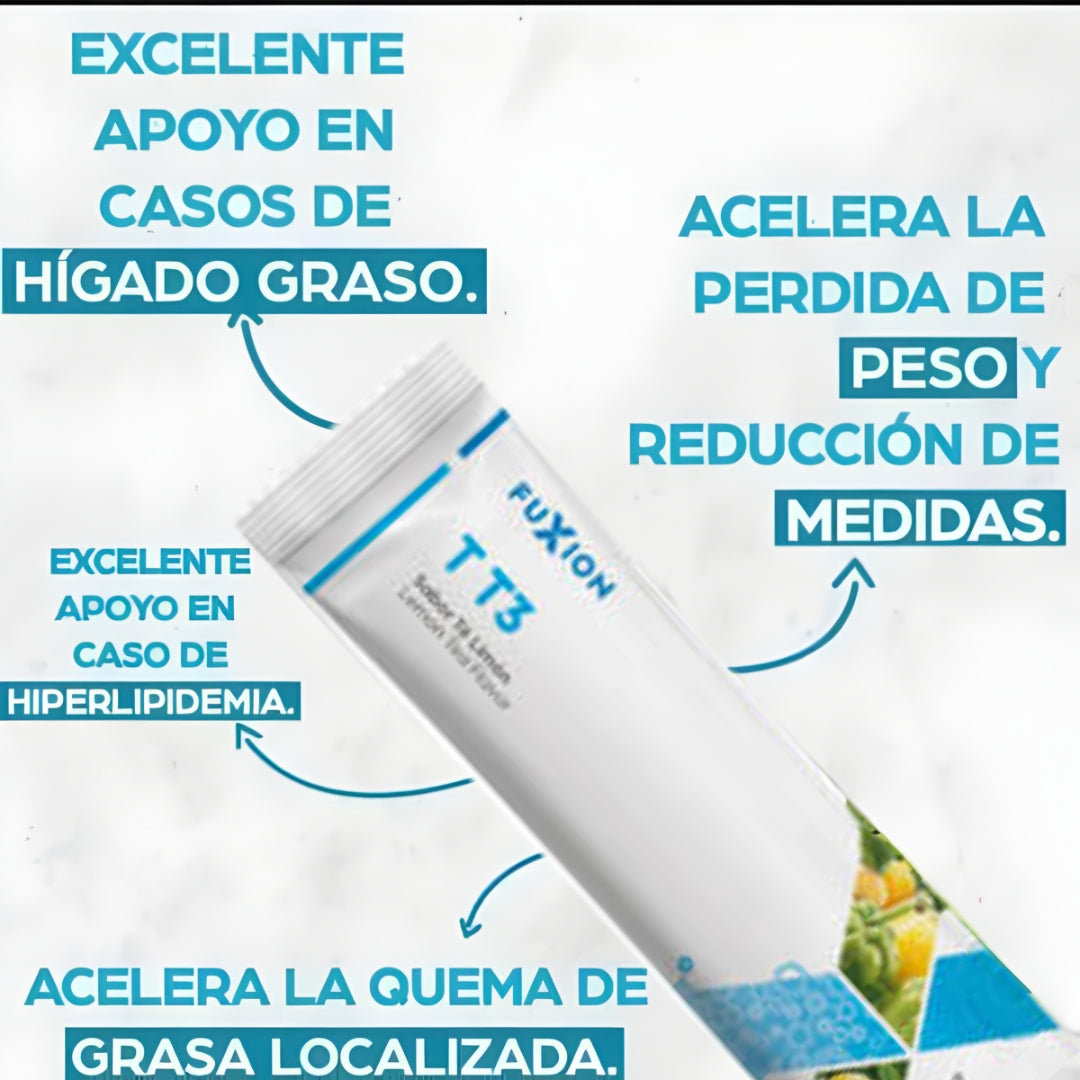 Termo T3 Fuxion Quemador De Grasa Y Control De Peso - 28 Sobres