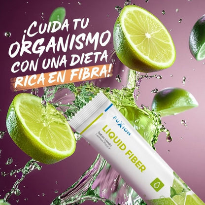 Liquid Fiber Fuxion Fibra Prebiótica para el Tránsito Digestivo - 28 Sobres