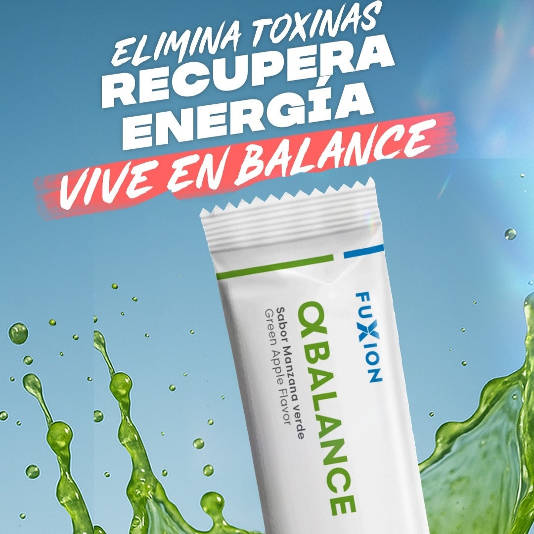 Alpha Balance Fuxion Jugo Verde En Polvo - 28 Sobres