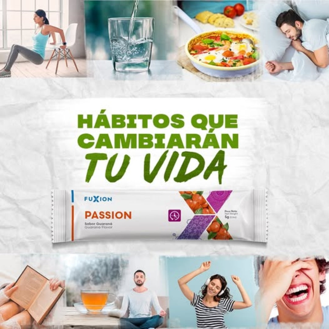 Passion Fuxion Mejorar Circulación Sanguínea, Deseo Y Energía - 28 Sobres