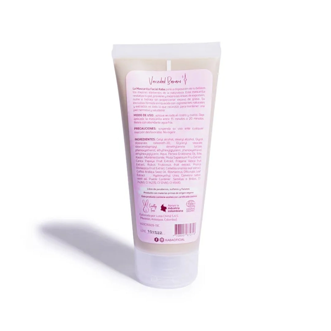 Mascarilla Facial de Banano 200 ML - Kaba