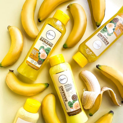 Shampoo Con Banano Fortalecer, Nutre y Revitaliza El Cabello Frágil - Anyeluz