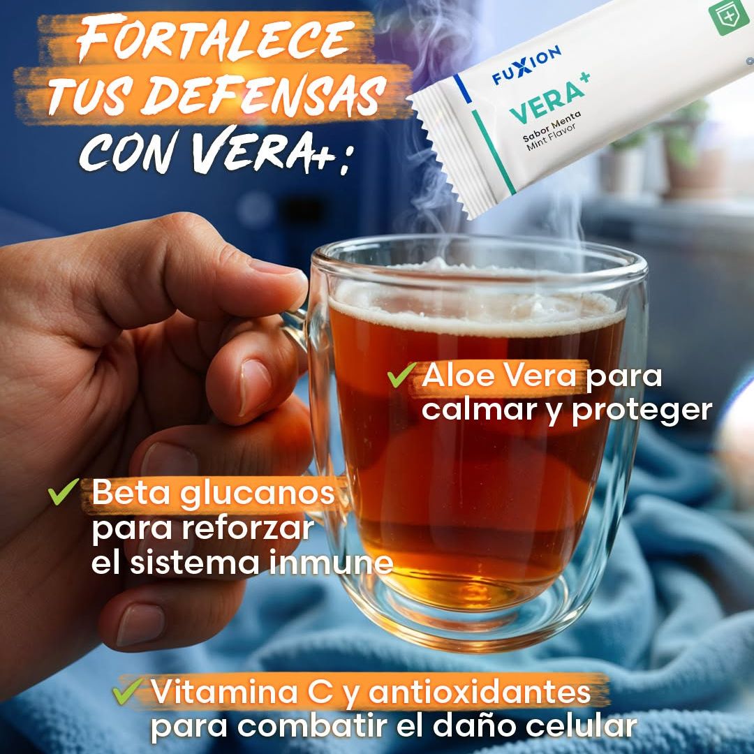 Vera+ Fuxion Vitamina C Refuerza Sistema Inmunológico - 7 Sobres