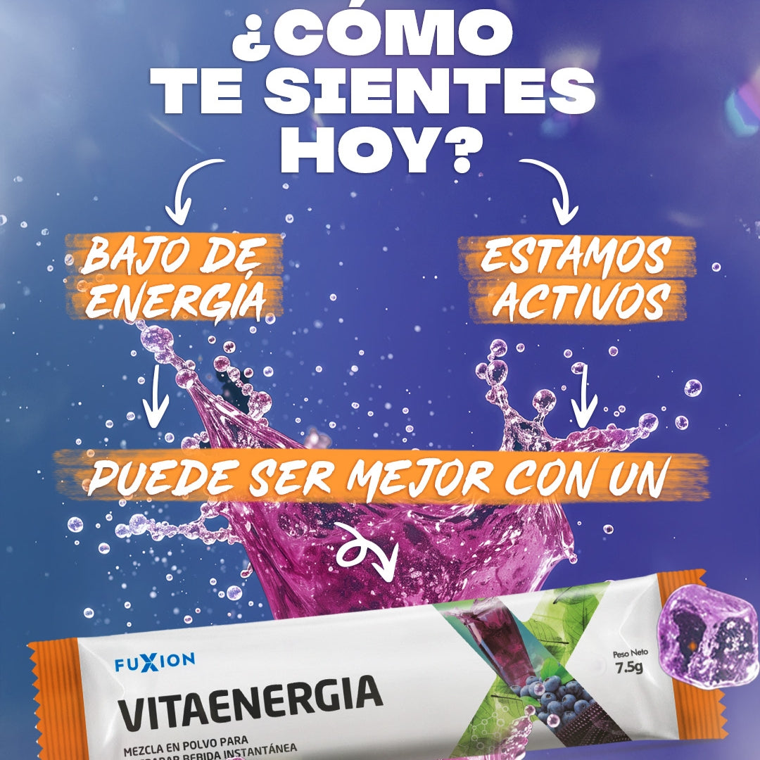 Vitaenergía Fuxion Multivitaminas, Aumenta La Energía - 30 Sobres