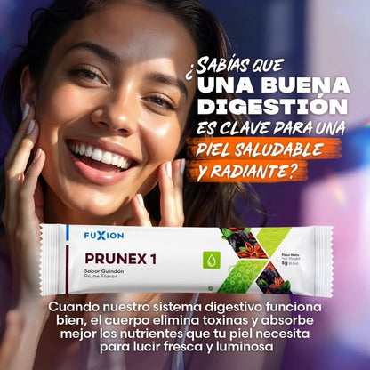 Prunex Fuxion Para El Estreñimiento, Limpieza Natural Del Colon, Detox - 28 Sobres