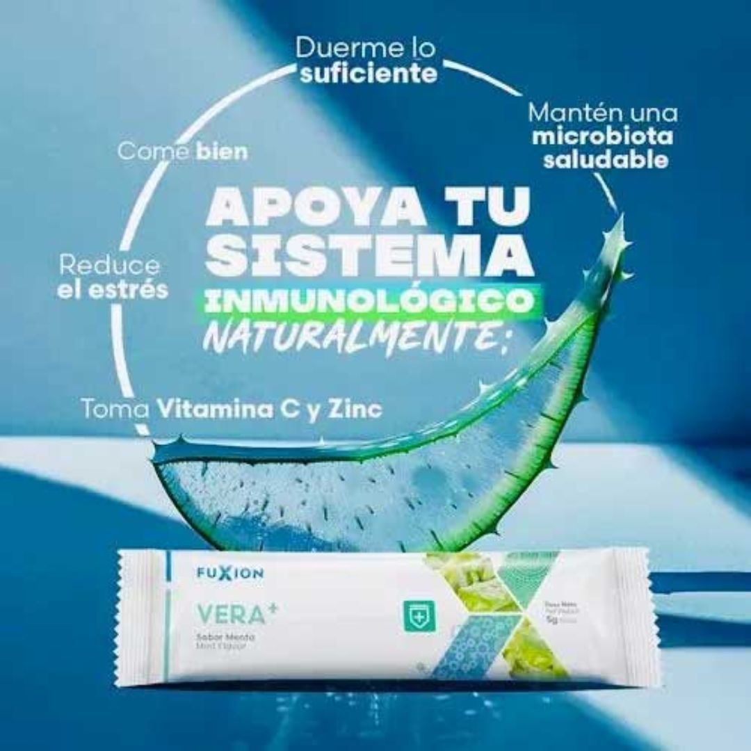 Vera+ Fuxion Vitamina C Refuerza Sistema Inmunológico - 7 Sobres