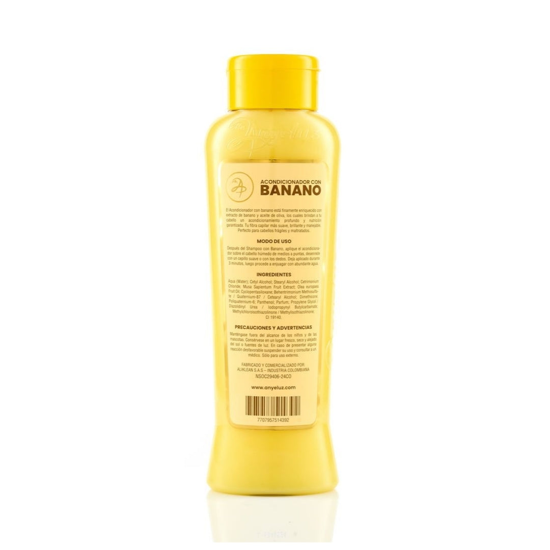 Acondicionador Con Banano Hidrata y Suaviza El Cabello Frágil - Anyeluz