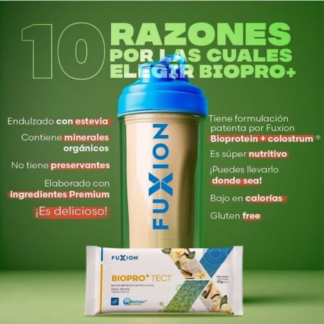 Proteína Biopro+Tec Fuxion de Alta Calidad con Soporte Inmunológico - 14 Sobres