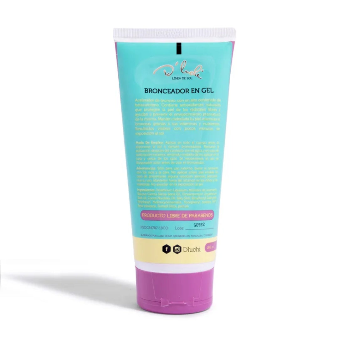 Bronceador en Gel 200 ML - D'Luchi