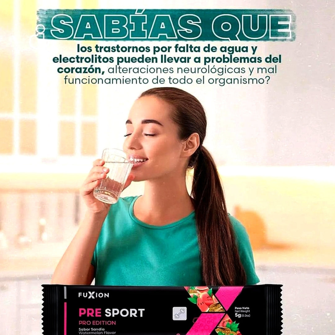 Pre Sport Fuxion Pre Entreno, Aumenta Energía Y Rendimiento Físico - 28 Sobres