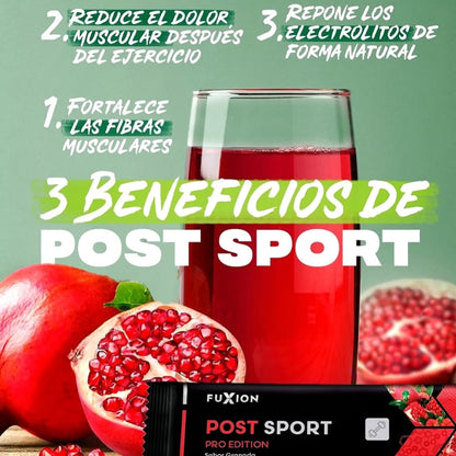 Post Sport Fuxion Para Recuperar Tus Músculos, Gym - 28 Sobres