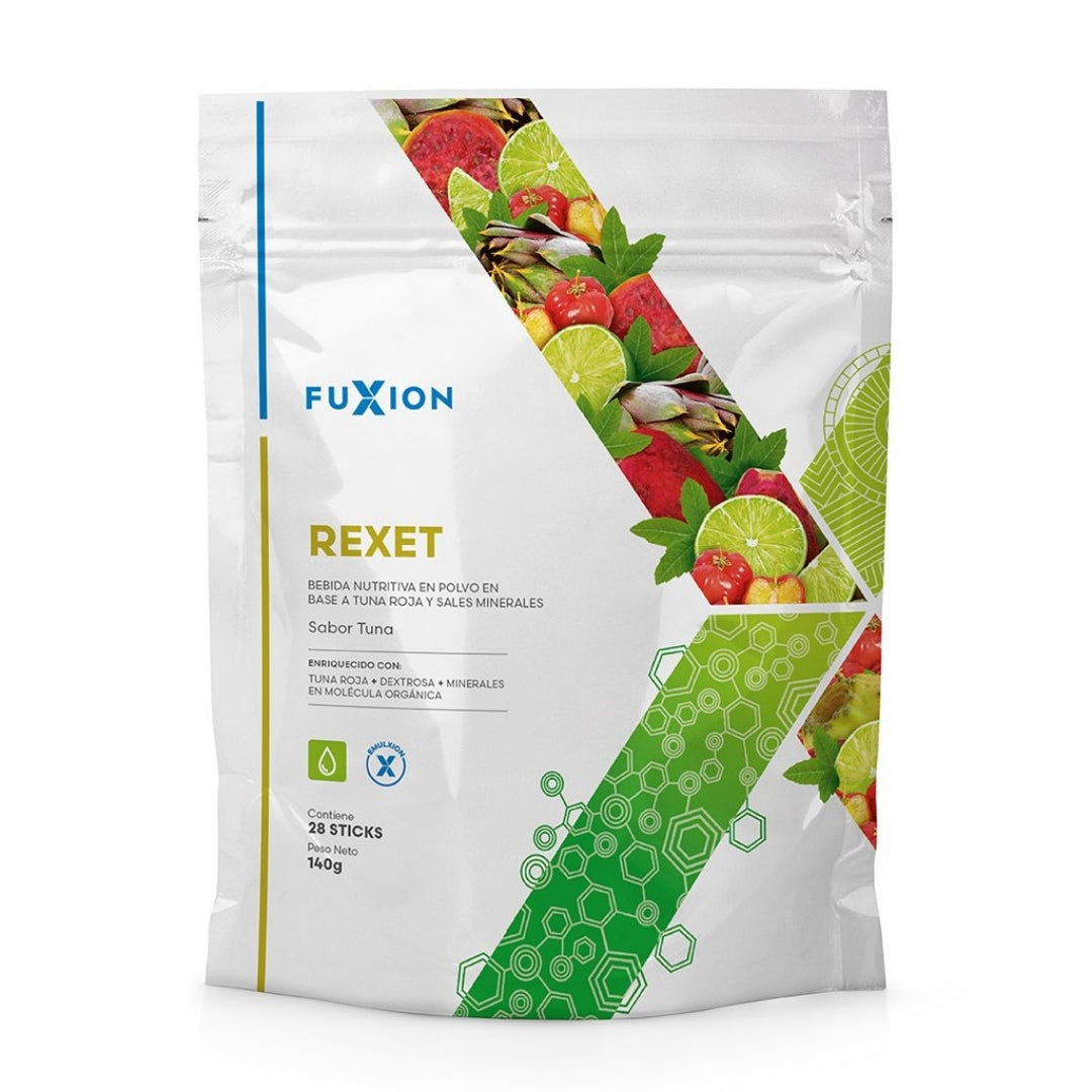 Rexet Fuxion Para Hígado Graso y Guayabo - 28 Sobres