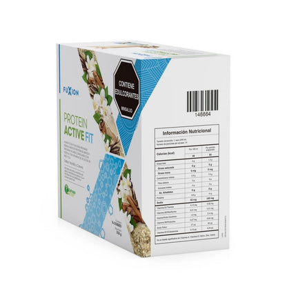 Proteína Activa Fit Fuxion Control de Peso y Saciedad con Proteína Vegetal Sabor Vainilla - 14 Sobres