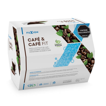 Café Fit Fuxion Control de Peso, Energía y Bienestar - 28 Sobres