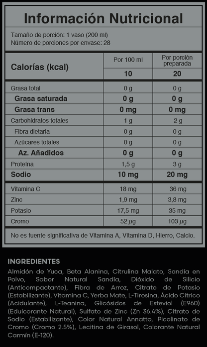 Presprt Fuxion Más Rendimiento - g a $35