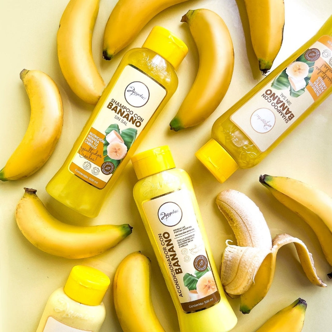 Acondicionador Con Banano Hidrata y Suaviza El Cabello Frágil - Anyeluz