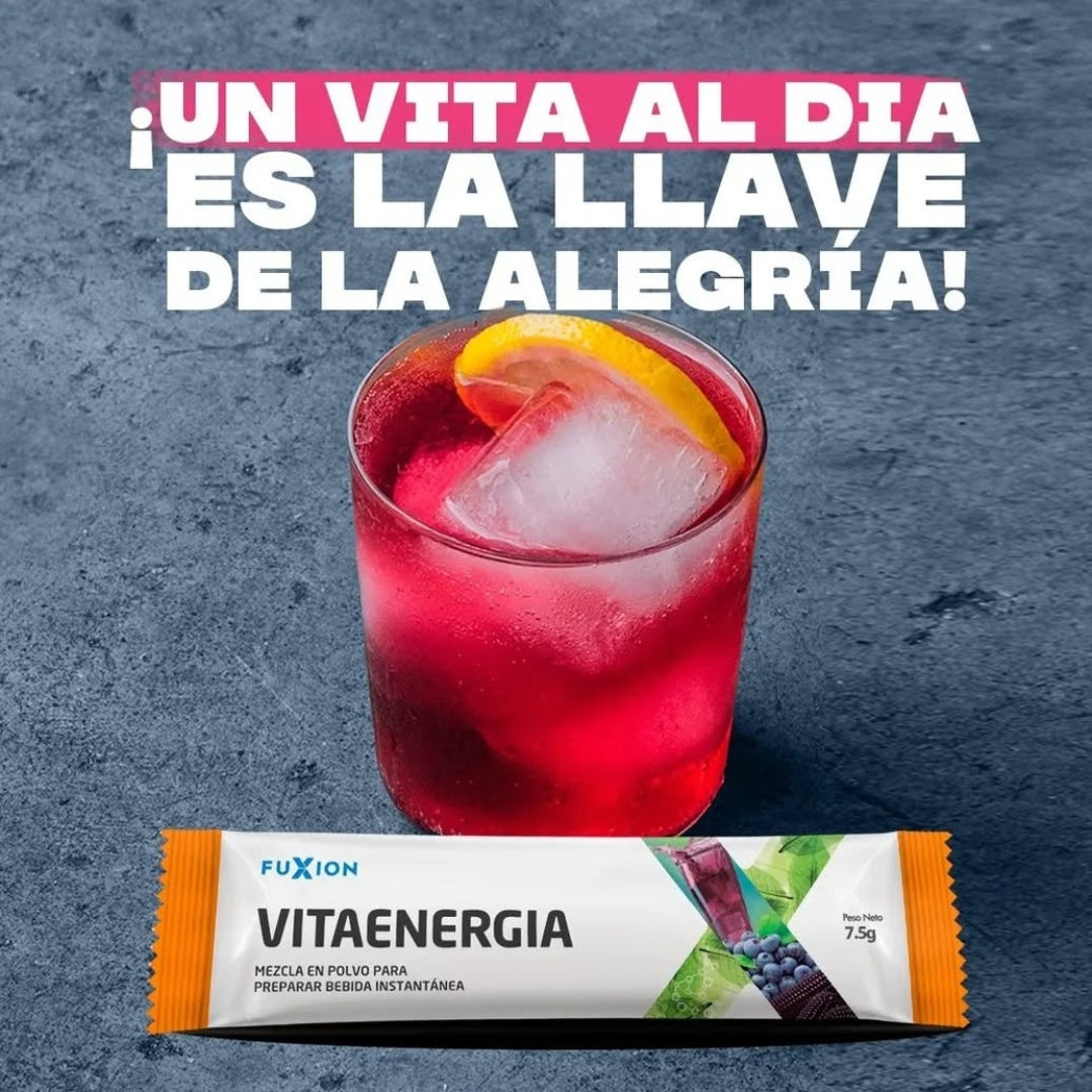Vitaenergía Fuxion Multivitaminas, Aumenta La Energía - 30 Sobres