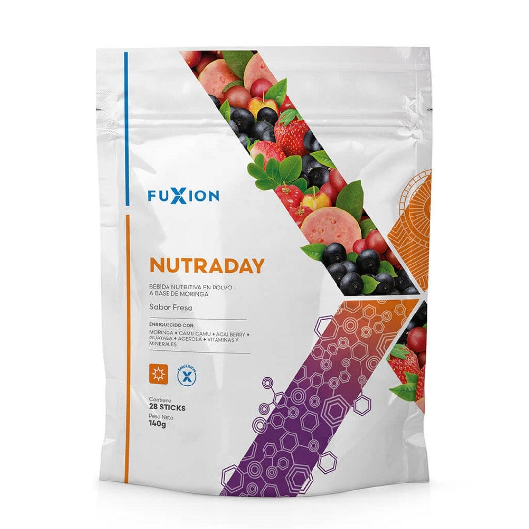 Nutraday Fuxion Multivitamínas Para Niños y Adultos - 28 Sobres