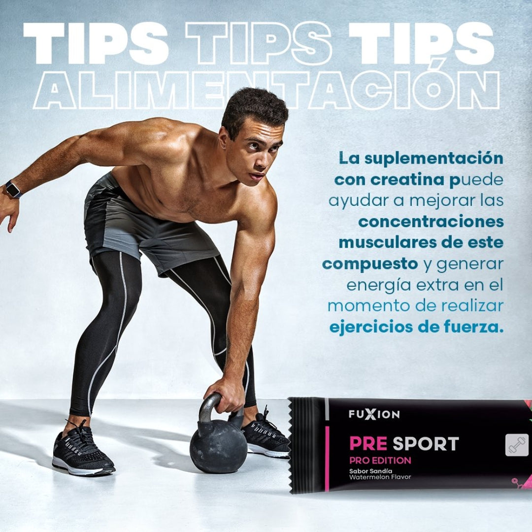 Pre Sport Fuxion Pre Entreno, Aumenta Energía Y Rendimiento Físico - 28 Sobres