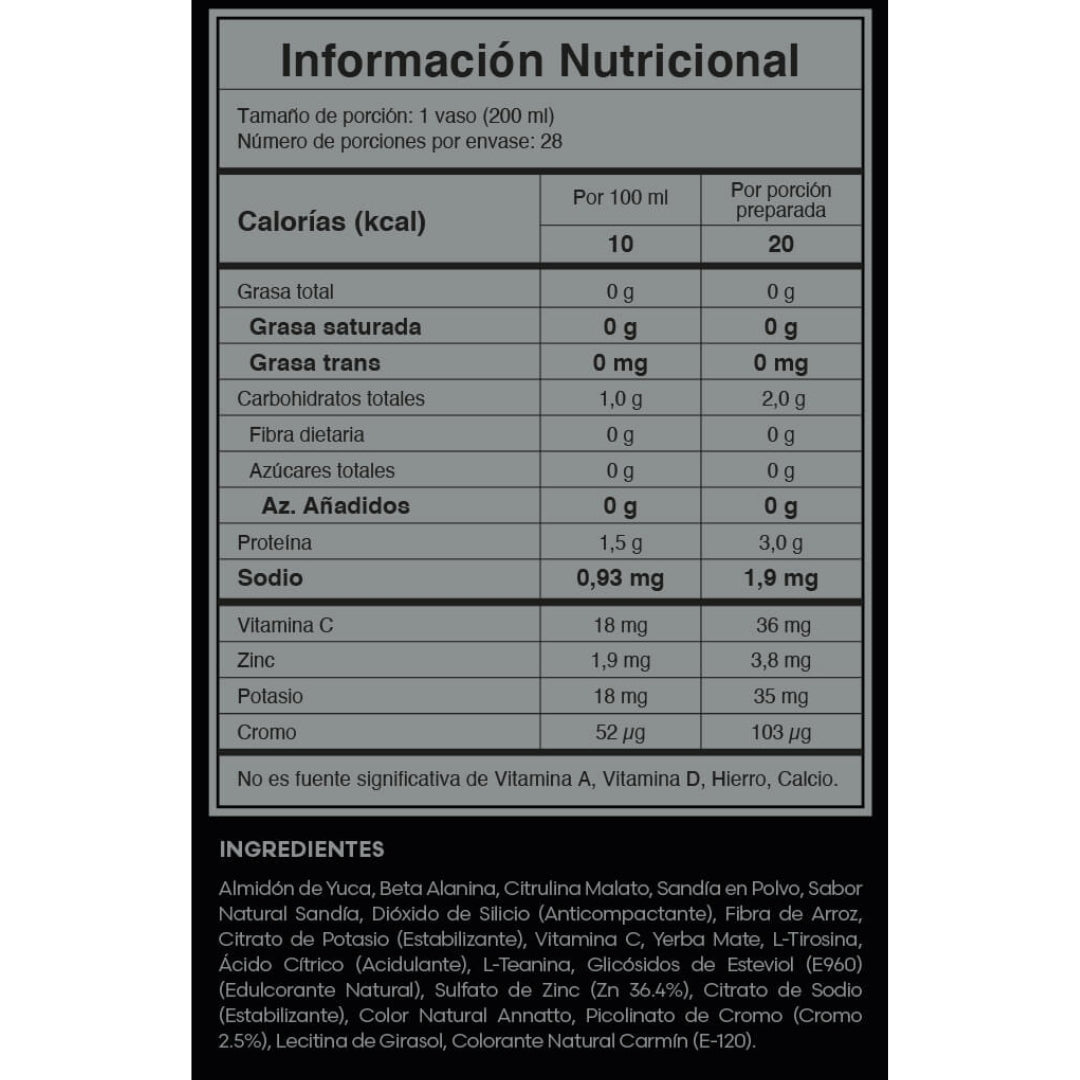 Pre Sport Fuxion Pre Entreno, Aumenta Energía Y Rendimiento Físico - 28 Sobres
