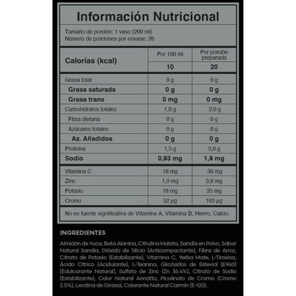 Pre Sport Fuxion Pre Entreno, Aumenta Energía Y Rendimiento Físico - 28 Sobres