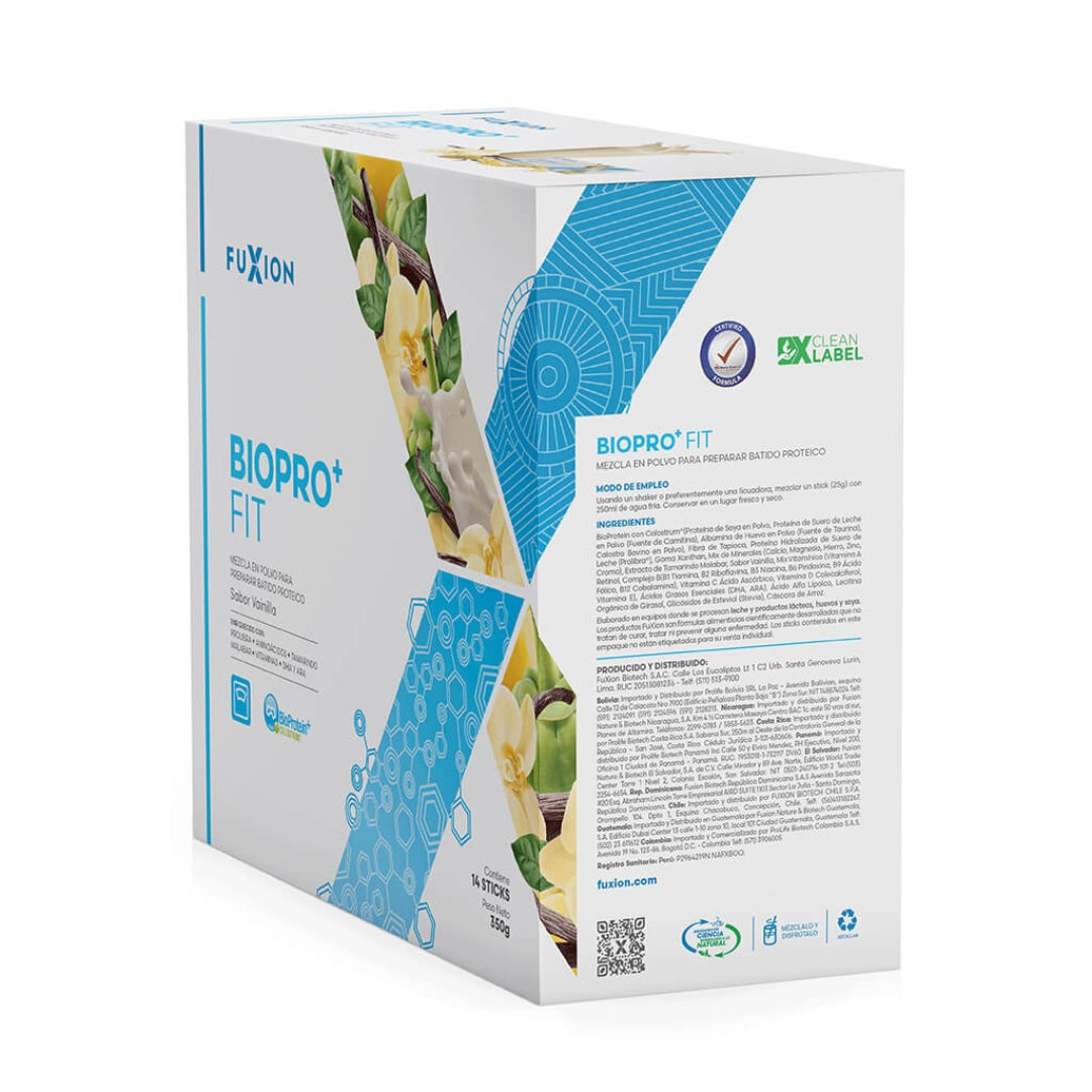 Proteína Biopro+ Fit Fuxion Funcional para Control de Peso - 14 Sobres