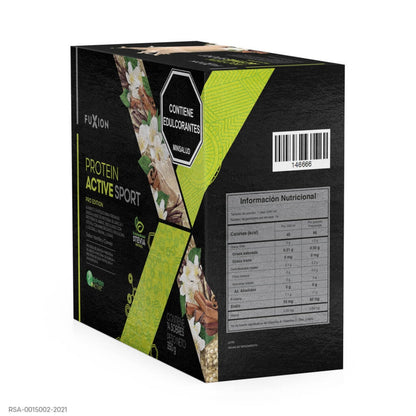 Proteína Activa Sport Fuxion Vegetal Aumenta Masa Muscular Magra - 14 Sobres