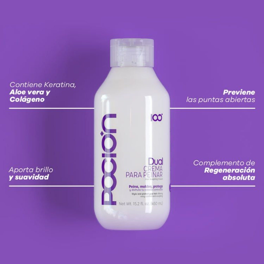Crema Para Peinar Dual - Poción