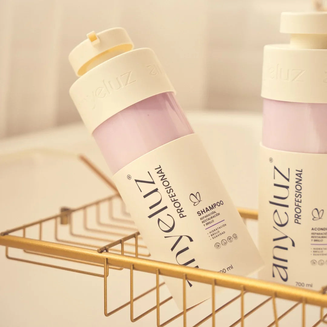 Shampoo Reparación, Restauración y Brillo Linea Profesional - Anyeluz